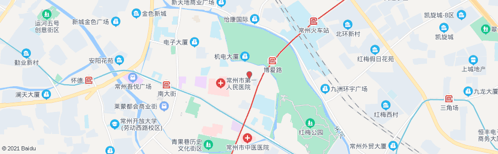 常州常州供电公司(明都大饭店)_公交站地图_常州公交_妙搜公交查询2024