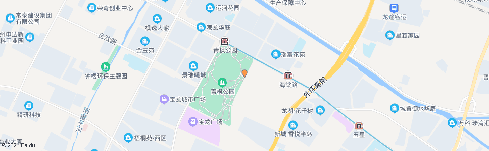 常州童子河西路星港路(北港派出所)_公交站地图_常州公交_妙搜公交查询2024