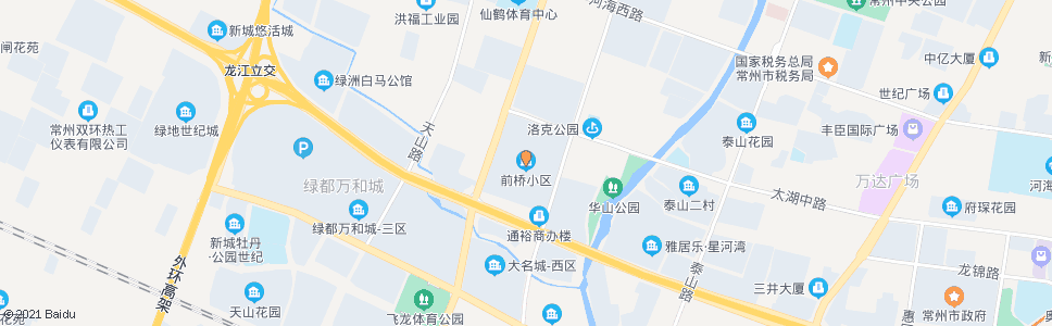 常州太湖路华山路(前桥小区北)_公交站地图_常州公交_妙搜公交查询2024