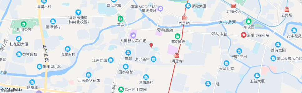 常州晋陵路清凉路_公交站地图_常州公交_妙搜公交查询2025