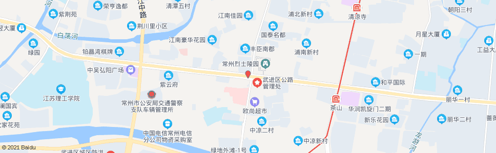 常州中吴大道兰陵路_公交站地图_常州公交_妙搜公交查询2024