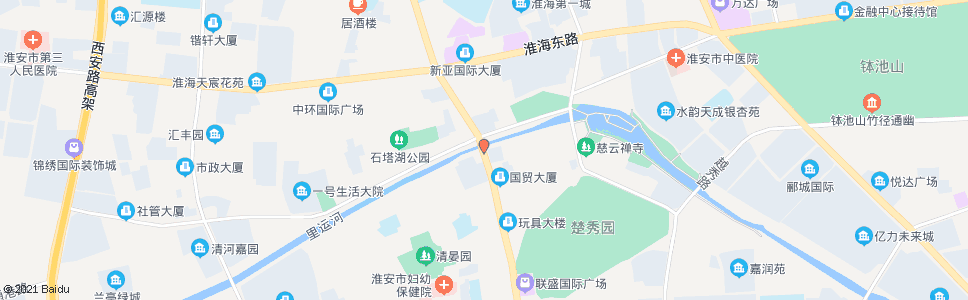 淮安水门桥_公交站地图_淮安公交_妙搜公交查询2025