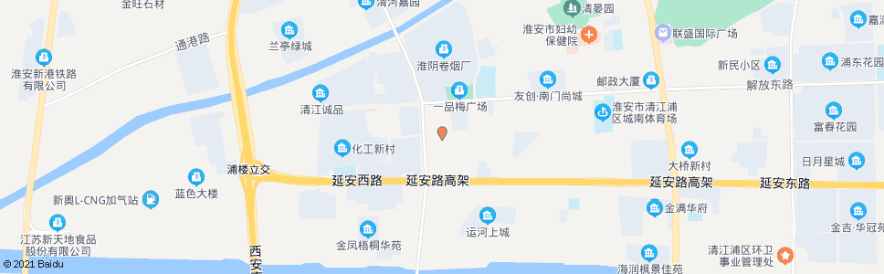 淮安市一院分院_公交站地图_淮安公交_妙搜公交查询2025