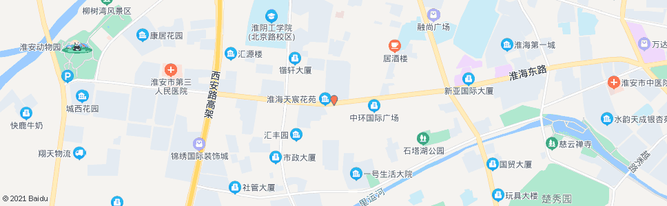 淮安清河路_公交站地图_淮安公交_妙搜公交查询2024