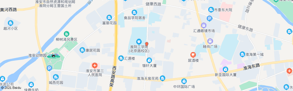 淮安北京新村_公交站地图_淮安公交_妙搜公交查询2024