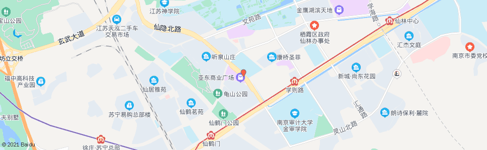 南京仙隐北路文范路_公交站地图_南京公交_妙搜公交查询2025