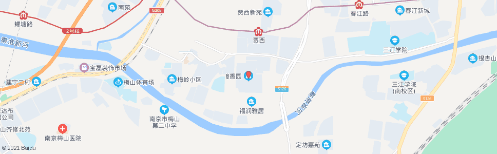 南京樟香园_公交站地图_南京公交_妙搜公交查询2024