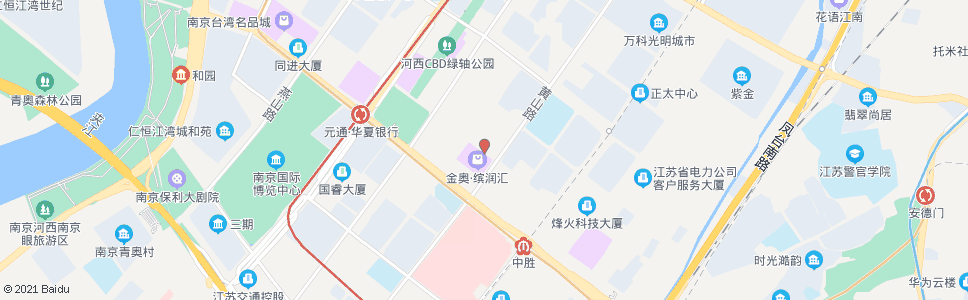 南京楠溪江东街_公交站地图_南京公交_妙搜公交查询2025