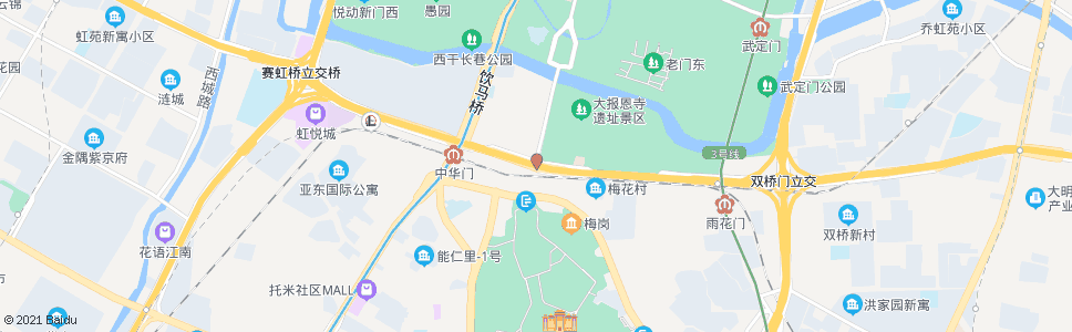 南京应天大街雨花路_公交站地图_南京公交_妙搜公交查询2025