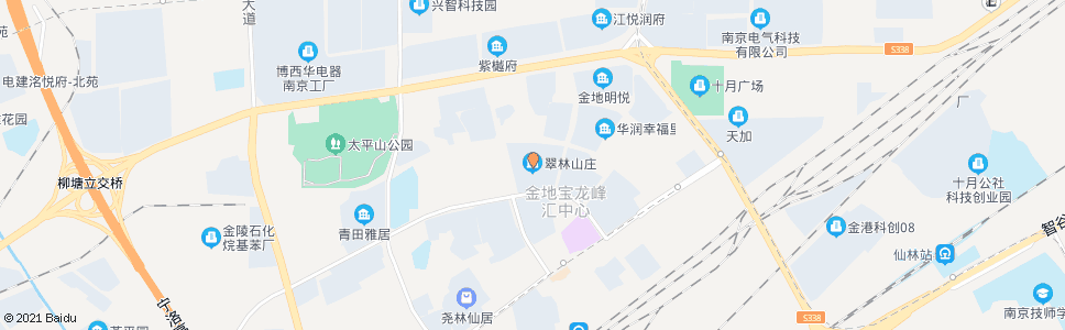 南京金尧路(翠林山庄)_公交站地图_南京公交_妙搜公交查询2024