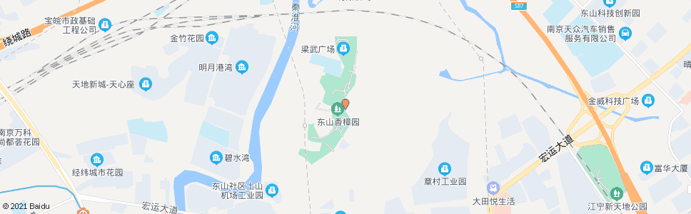 南京香樟园东门_公交站地图_南京公交_妙搜公交查询2025