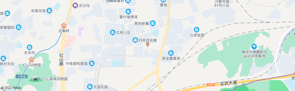 南京月苑南路_公交站地图_南京公交_妙搜公交查询2025