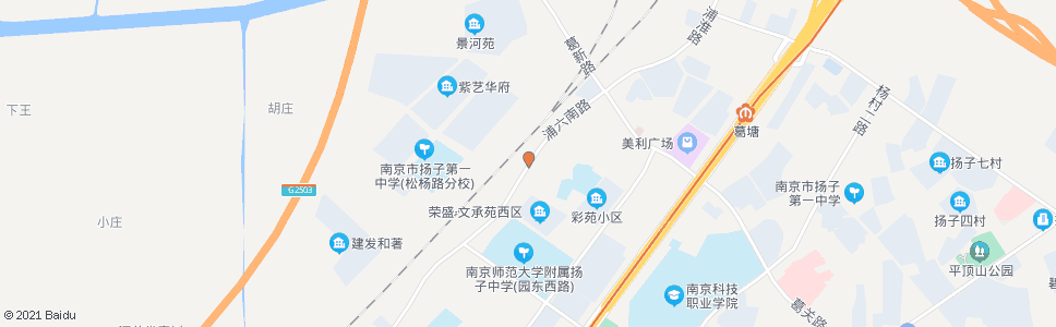 南京浦六南路松杨路_公交站地图_南京公交_妙搜公交查询2024