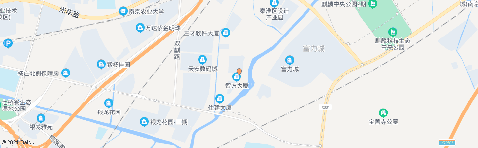 南京白下高新园区_公交站地图_南京公交_妙搜公交查询2025