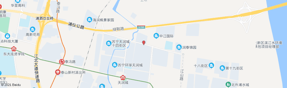 南京江岸水城北_公交站地图_南京公交_妙搜公交查询2025