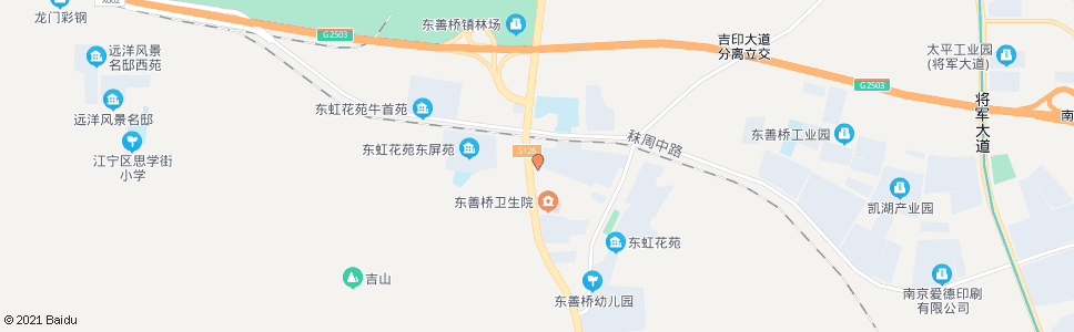 南京东善桥小学_公交站地图_南京公交_妙搜公交查询2025