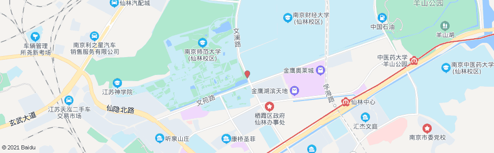 南京文澜路南站_公交站地图_南京公交_妙搜公交查询2025