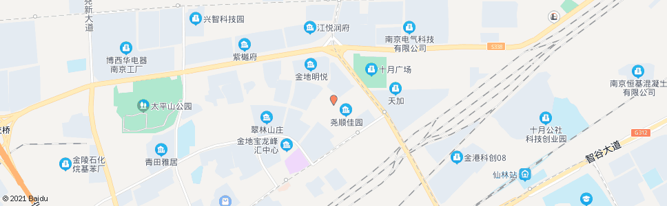 南京新城金郡_公交站地图_南京公交_妙搜公交查询2025