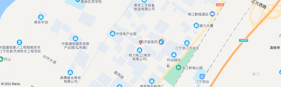 南京地秀路南_公交站地图_南京公交_妙搜公交查询2025