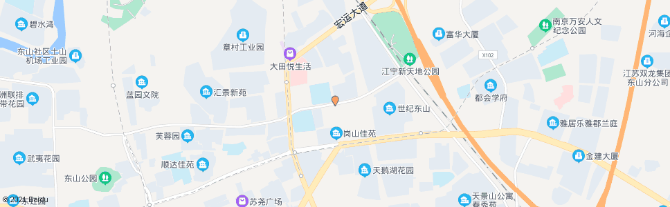 南京城东农贸市场北门_公交站地图_南京公交_妙搜公交查询2024