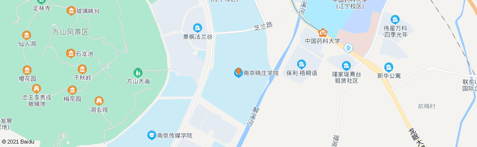 南京晓庄学院江宁校区_公交站地图_南京公交_妙搜公交查询2025