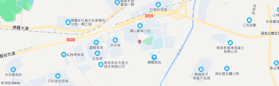 南京摄山路_公交站地图_南京公交_妙搜公交查询2025