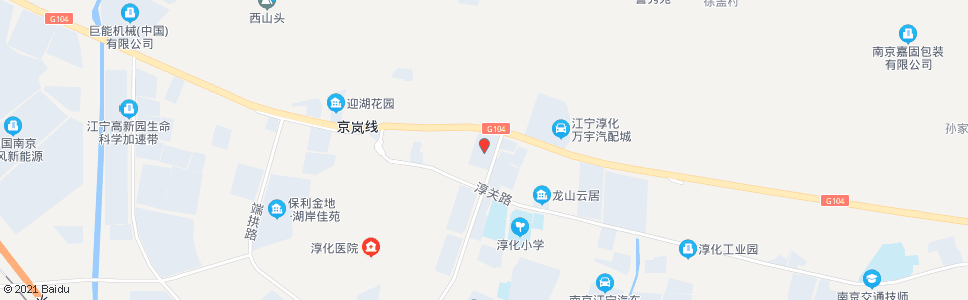 南京江宁建材市场_公交站地图_南京公交_妙搜公交查询2024