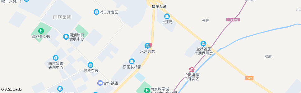 南京浦乌路双峰路_公交站地图_南京公交_妙搜公交查询2025