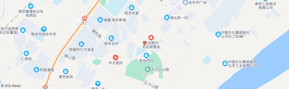 南京新华四村_公交站地图_南京公交_妙搜公交查询2024