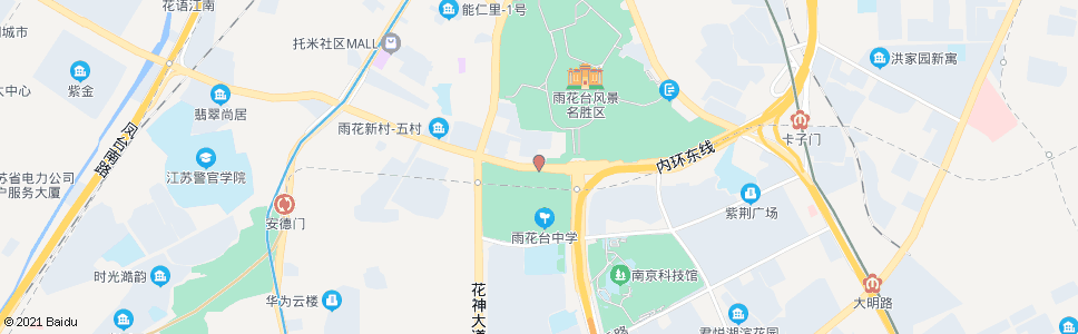 南京雨花台南大门_公交站地图_南京公交_妙搜公交查询2025