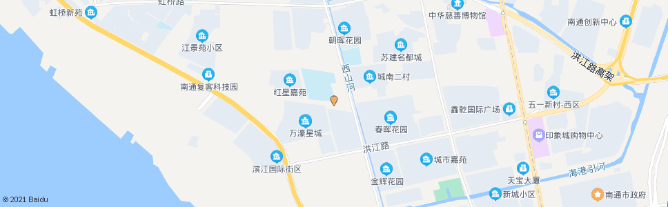 南通红星路跃龙路西_公交站地图_南通公交_妙搜公交查询2024