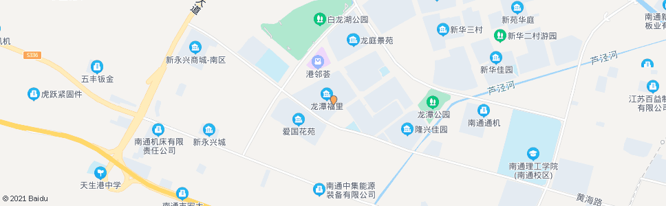 南通龙潭村服务中心_公交站地图_南通公交_妙搜公交查询2025