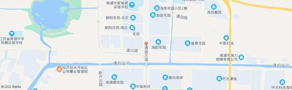 南通通盛大道源兴路口_公交站地图_南通公交_妙搜公交查询2024