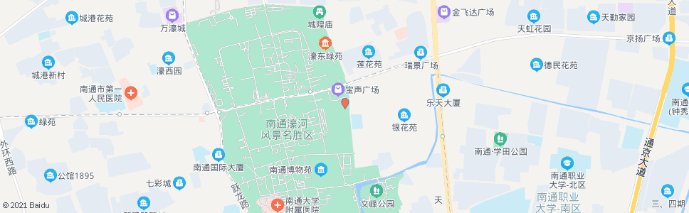 南通蓝印花布馆_公交站地图_南通公交_妙搜公交查询2024