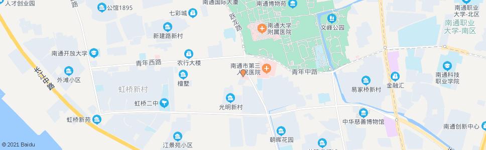 南通口腔医院_公交站地图_南通公交_妙搜公交查询2024