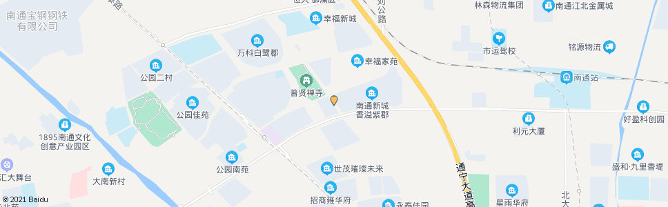 南通普贤寺公园_公交站地图_南通公交_妙搜公交查询2025