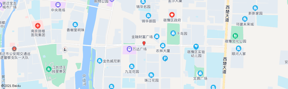 宿迁珠江医院_公交站地图_宿迁公交_妙搜公交查询2025