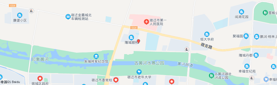 宿迁马陵中学西门_公交站地图_宿迁公交_妙搜公交查询2024