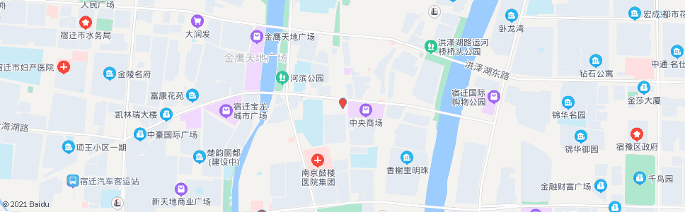 宿迁经协商场_公交站地图_宿迁公交_妙搜公交查询2024