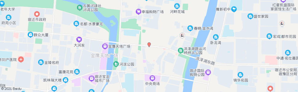 宿迁府东大厦_公交站地图_宿迁公交_妙搜公交查询2024