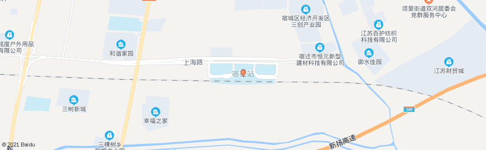 宿迁项里大酒店_公交站地图_宿迁公交_妙搜公交查询2025