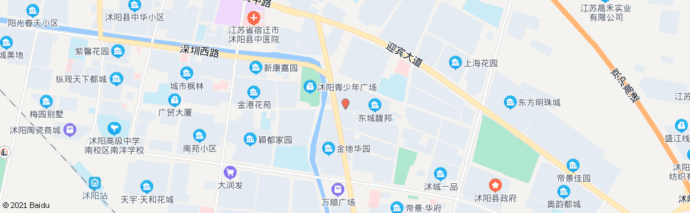 宿迁春风沂水小区_公交站地图_宿迁公交_妙搜公交查询2024