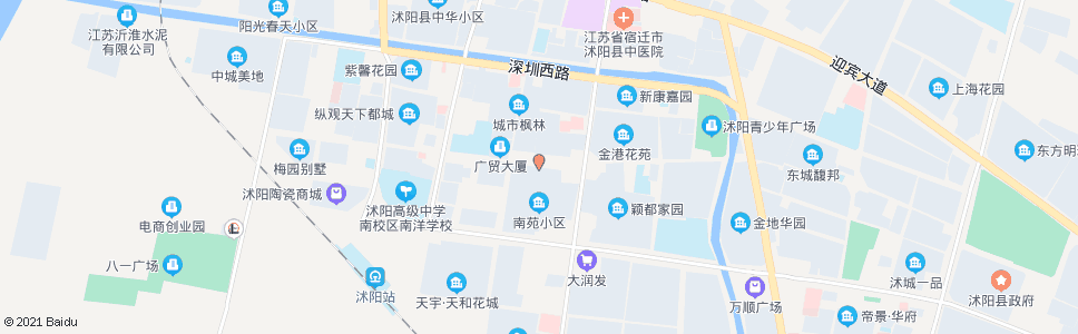 宿迁南苑小区北门_公交站地图_宿迁公交_妙搜公交查询2025