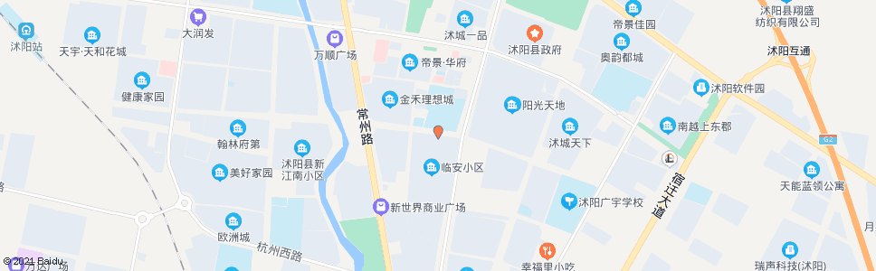 宿迁临安小区北门_公交站地图_宿迁公交_妙搜公交查询2024