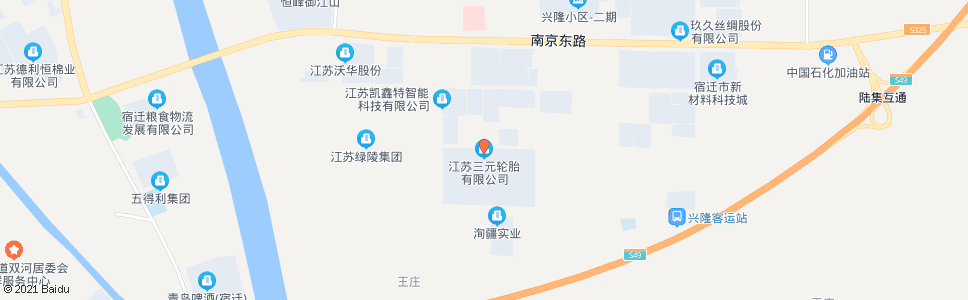 宿迁三元轮胎厂_公交站地图_宿迁公交_妙搜公交查询2024