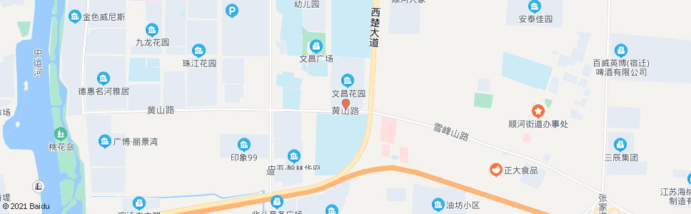 宿迁文昌花园南门_公交站地图_宿迁公交_妙搜公交查询2024