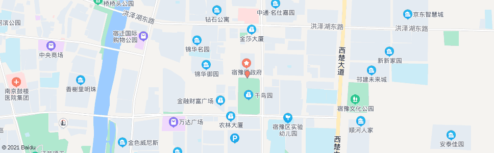 宿迁宿豫区政府_公交站地图_宿迁公交_妙搜公交查询2025