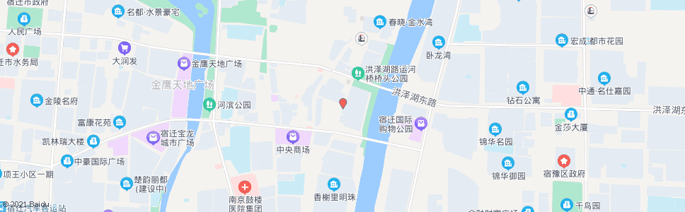 宿迁东城水岸_公交站地图_宿迁公交_妙搜公交查询2024