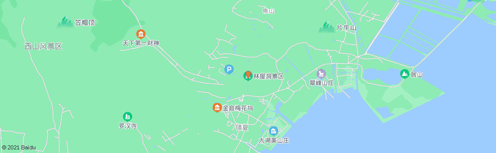 苏州林屋洞景区_公交站地图_苏州公交_妙搜公交查询2025