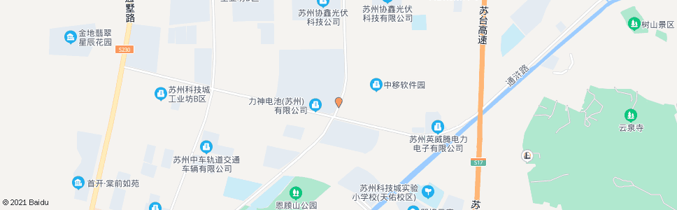 苏州嘉陵江路昆仑山路北_公交站地图_苏州公交_妙搜公交查询2025